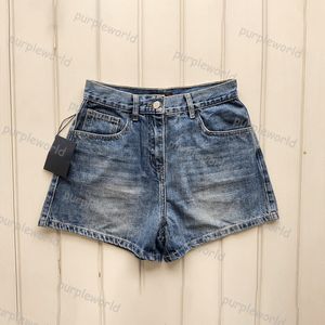 Short décontracté taille haute Denim chaud femmes Baggy jean tout en un maigre une ligne pantalon