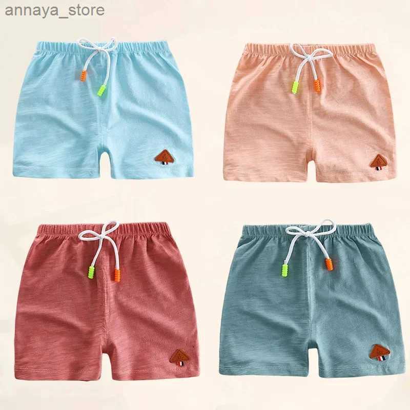 Shorts Children Shorts for Boys Girls Kids Clothes Cotton Solid Breathable Summer Baby Short Pants Casual Sports Beach Shorts ElasticL2404