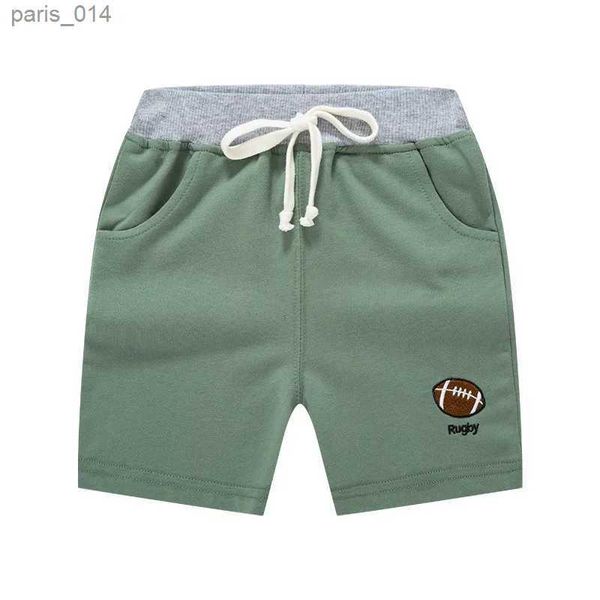 Pantalones cortos Pantalones cortos para niños 12M-7Y Pantalones deportivos bordados para niños Pantalones de bebé Pantalones de cinco puntos de verano para niños