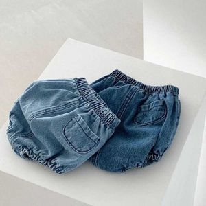Shorts mignons shorts de petit garçon décontracté shorts en jean adaptés aux jeunes enfants et filles design de poche vêtements en jeans pour enfants 0-24m D240510
