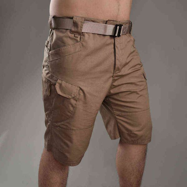 Pantalones cortos Pantalones de cinco puntos impermeables al aire libre Hombres Pantalones cortos de carga militar Fuerzas especiales Ejército Fan Pantalones de trabajo de gran tamaño G220223