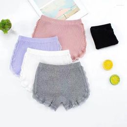 Shorts de sécurité pour filles, pantalons en pur coton, Anti-éblouissement, assurance pour enfants, sous-vêtements d'été à Section fine pour bébé