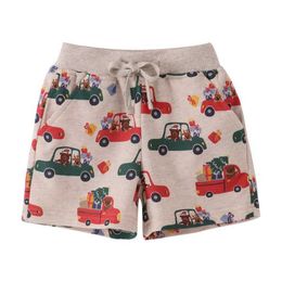 Shorts Jumping mètres 2-7t Nouveau arrivée Car Baby Shorts Summer Dragage des tout-petits Hot Sell Sells Boys and Girls Clothing Pants D240516