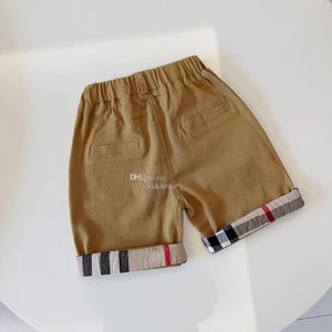 Shorts Kid designer shorts baby Beach Broeken zomer kinderkleding peuter zwembroeken top luxe merk Klassiek geruit ontwerp kh