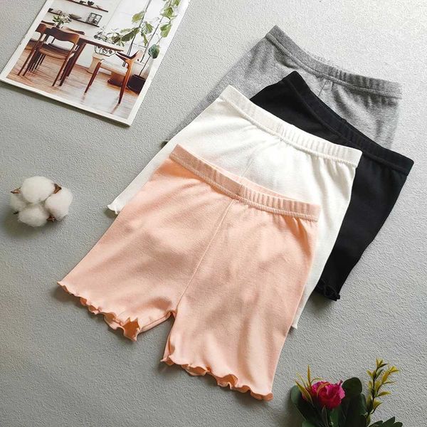 Shorts pour enfants filles 100% coton pantalon de sécurité mignon bébé fille courte sous-pants de qualité supérieure pour les vêtements pour enfants H240423