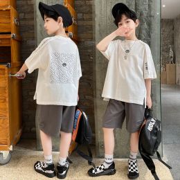 Shorts Kids Tracksuits de baby vêtements sonores Suit Enfants Summer Fashion Boy fille Tshirt short 2pcs / set Toddler Casual Clothing