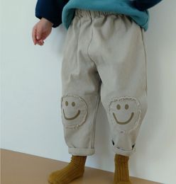 Shorts Koreaanse kinderkleding jongens en meisjes winter smiley casual broek baby vallen kleding voor kids peuter leggings 230608
