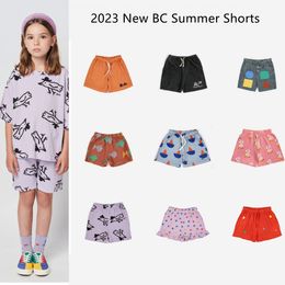 Shorts Koreaanse Kids T-shirts Voor 2023 BC Zomer Baby Jongens Meisje Cartoon Tee Peuter Kinderkleding 230711