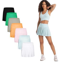 Shorts coréens Summer Femme Golf Pantalons courts de tennis Jupe plissée Fashion Sports Cool Breathable Slim Fit High Waist Skirt Pantalon