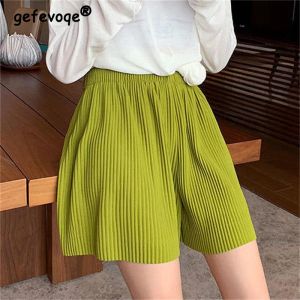 Shorts dames shorts shorts zomerkleur losse korte broek hoge taille sportkleding vrouwelijk 2022 kleding casual mode shorts voor vrouwen