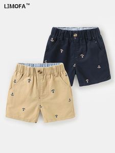 Kids Casual Summer Shorts for Boys, Soft Cotton Beach Khaki Shorts, Adjustable Waistband, Breathable and Comfortable