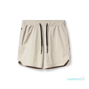 Shorts ll designer poche mens yoga sport shorts cinquième pantalon extérieur fiée à séchage rapide arrière zipper poche coloride de couleur décontractée