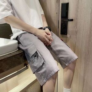 Shorts Men 2023 Été Nouveau coréen de style coréen Instagram Instagram Hip-hop Capris Youth Workwear Casualwear Pantal