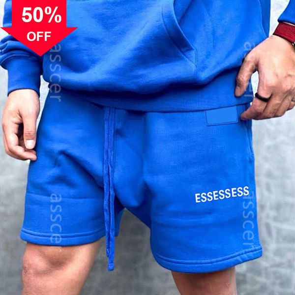 Shorts Hommes Designers Solid Color Track Pant Casual Couples Joggers Street Loose Short for Man Beach Pants Womens Hip Hop Streetwear TailleS à 2XL Taille