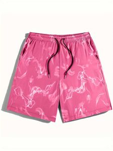 Shorts shorts pour hommes 2024 Summer Mens Fashion Shorts 3d Smoke Imprimé Vêtements garçons et enfants loisirs Hawaiian Vacation Shorts pour hommes Rétro Shorts WX5.22