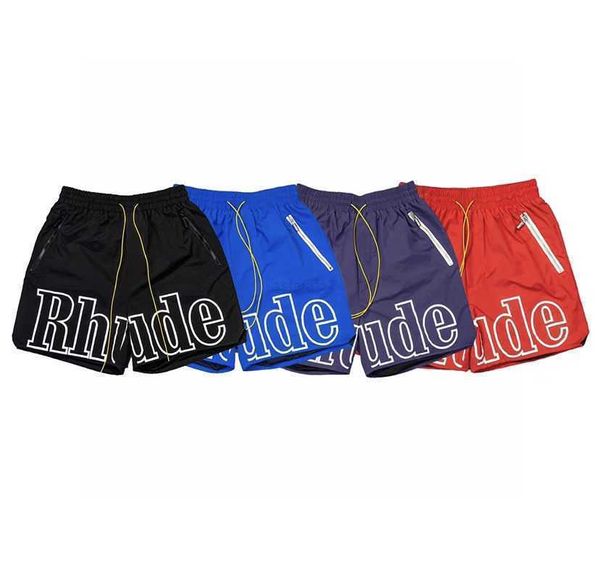 Pantalones cortos para hombre Diseñador de verano Loosedrawstring 3M Reflectante Hip Hop Pantalones casuales para Hipster Hombre Ropa Playa Natación Calle Relajado StyleX09G