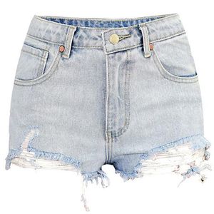 Shorts Nouveau 2018 Sexy Shorts Jeans Femme Shorts Pour Femmes Avec Taille Haute Déchiré Jeans Femme Denim Femmes Noir Blanc Grande Taille