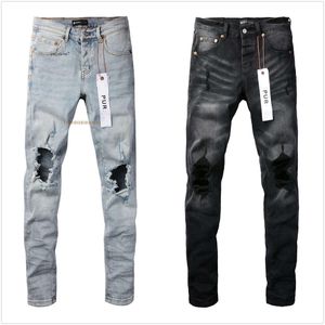 Jeans de violets de shorts pour hommes jeans de haute qualité jeans masculins de style cool créateur pantalon dérouflé biker noir jean blue slim fit 2023 553