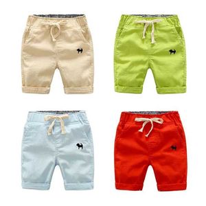 Shorts shorts Ventes d'usine de 2022 garçons et filles shorts décontractés d'été 5 oclock pantalon pour enfants vêtements pour enfants vêtements en gros chiens brodés wx5.22