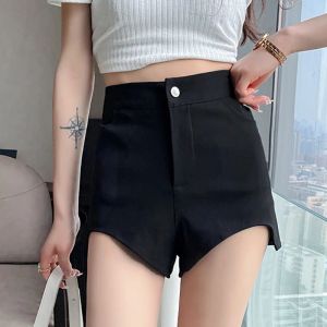 Shorts Skinny damesshorts Schattig gebreid Zwart Mini Booty Kawaii Sexy strakke korte broek voor vrouwen om te dragen Hot XL Elegante Koreaanse stijl XXL