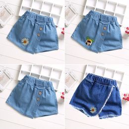 Shorts été filles Jeans Shorts enfants vêtements bébé coton Denim court enfants pantalons décontractés Shorts pour enfants pour adolescentes 230625