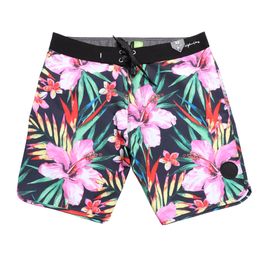 Shorts Swim Shorts Beach Kort hoogwaardige 4way Stretch Boardshorts Schoon en klassieke waterdichte snelle droge zakken Surfen Surfen Spandex Regular