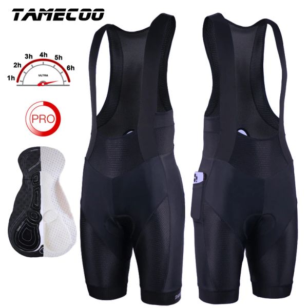 Shorts Tameceo Mise à niveau cyclisme Bibs shorts de montagne vélo de montagne Summer Gel's Bodid Bike Colls Triathlon Man Pro Licra Bicycle Shorts