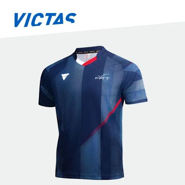 Pantalones cortos Victas Mesa Copa de tenis Sportswear Sports secos rápidos Ping Pong Pong Badminton Sport Jerseys Francia Equipo nacional