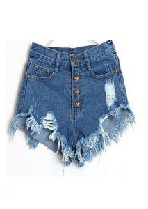 Shorts Women 2018 Fashion Ladies Tassel Hole High Taille Summer Short Jeans Sexy Mini Booty Shorts For Woman White Black1883639