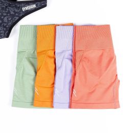 Shorts shorts féminins tricotés Effortss Scrunch Butt sans couture 4 5 "Legging gym usagère de yoga entraîne