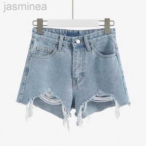 Shorts Damesshorts Zomer jeans met gat in de taille zomer Korte broek ldd240312