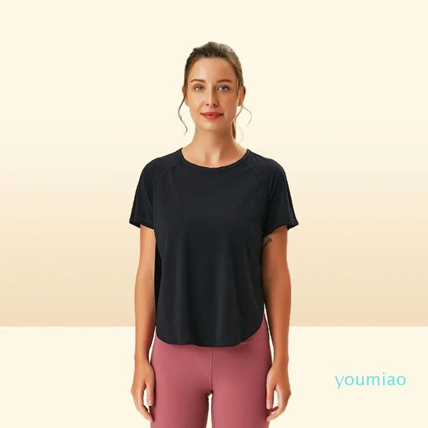 Pantalones cortos, camisas de Yoga, ropa de entrenamiento para mujer, camisa holgada, ropa de gimnasio, camiseta de marca para culturismo, camisetas sin mangas