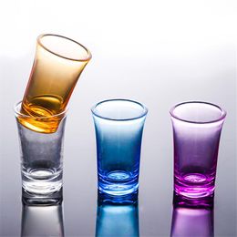 Shot Glass Cup Acrylic Party KTV Wedding Game Cup voor Whisky Wine Wodka Bar Club Bier Wijn Glas 35 ML Gift Fles Ka2834