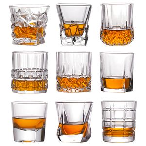 Shot Whisky Crystal Glass Party Wedding Wine Liquor Glass Coffee Tea Cup for Beer Spirits Funny Glasses European Creative Gifts LJ200821