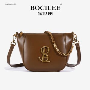 Sac à épaule Écorce Discount pour femmes Baoshili Light Luxury Chain Single Underarm Tote Small Bag pour les femmes nouvelles textures