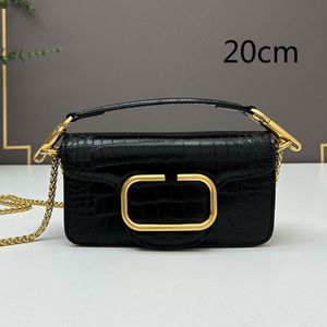 Schoudertas Crossbody Ketting Alligator Mini Echt leer Onderarm Designer Handtas Portemonnee Boodschappentassen Handtassen Totes Dames Portemonnee Verstelbare riem