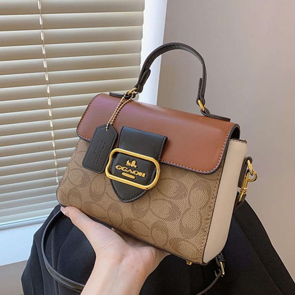 Bolso de hombro de diseñador para mujer, la marca más vendida, bolso de gama alta para mujer, nuevo diseño de moda francés, bandolera versátil con un hombro