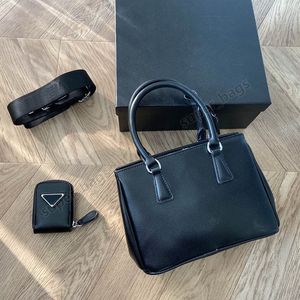 Schoudertas Designer Galleria Saffiano Leather Leather Mini Tote Women Handtassen Portes Crossbody Bag 3 in 1 maat 23 cm