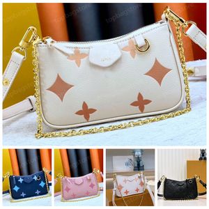 Bolso de hombro Bolso de diseñador Bolso fácil en la correa Bolso bandolera Desinger Cuero Moda Correa clásica Bolsos de hombro de lujo para mujer Bolsos de múltiples bolsillos