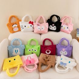 Bolso de hombro lujoso kuromi bolso mi melodía kawaii mochila maquillaje bolsillo para mujeres