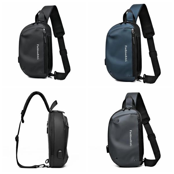 Bolso de hombro impermeable antirrobo, mochila cruzada en el pecho, bolso de hombro, bolsas de viaje al aire libre para hombres y mujeres