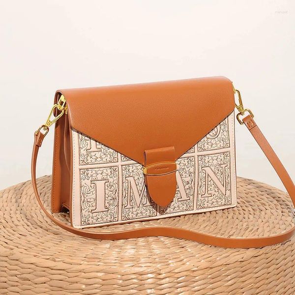 Bolsos de hombro 2023 Fashion clásico Gril Diseñador Crossbody SHULDER Lady Lady Tending Handbag Teles 28 cm