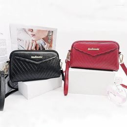Sacs à bandouliers 2024 Brand sac à main Pu Leather Messenger Lady Small Purse Handbag Totes For Women Sac A Main