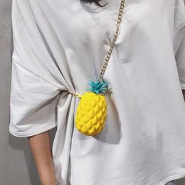 Sacs à bandoulière 2024 mignon Fruit ananas sac Design créatif Mini femmes sac à main enfants école filles cadeaux d'anniversaire