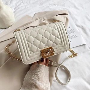 Sacs à bandouliers 2024 Fashion Crossbody for Women Pu Leather Handbags Designer Brands Messenger Bag Sac A Main
