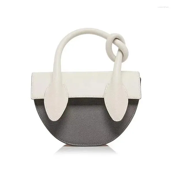 Sacs à bandouliers 2024 Fashion Half Moon Totes Single Personality Semiccle Handbag Hands Concise All-Match Pocket Pocket Designer Soft Sling