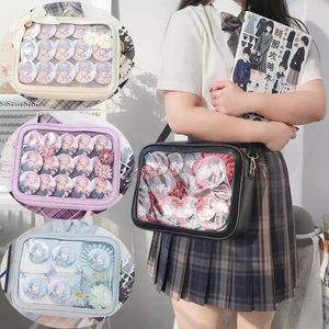 Bolsas de hombro 2024 Lienzo japonés Ita Pain Bag Desmontable Single Crossbody Bar Bomba Bebé