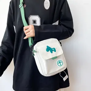 Bolsos de hombro 2024 Japones Japanese College Bag Messenger Personalidad Cartoon Running Pony's Link Zero Purse