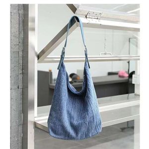 Sacs à bandoulière 2024, sac en toile d'art de loisirs, sac à main en denim à la mode, filet rouge à l'eau de lavage pour faire du vieux sac à bandoulière pour femmes