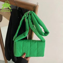 Sacs à bandoulière couleur unie pour femmes, sac à main de voyage Simple, petit sac messager à carreaux en coton pour vêtements, 2024